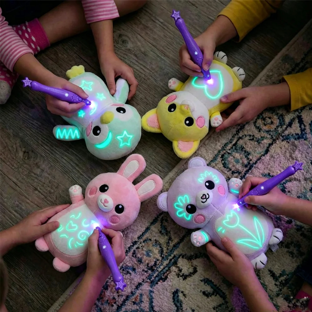 Glow Drawing Plush Toy