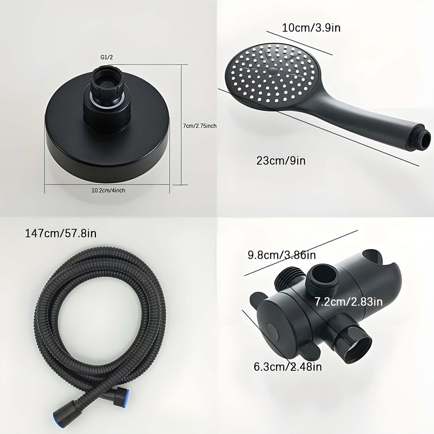 Dual Shower Head Set