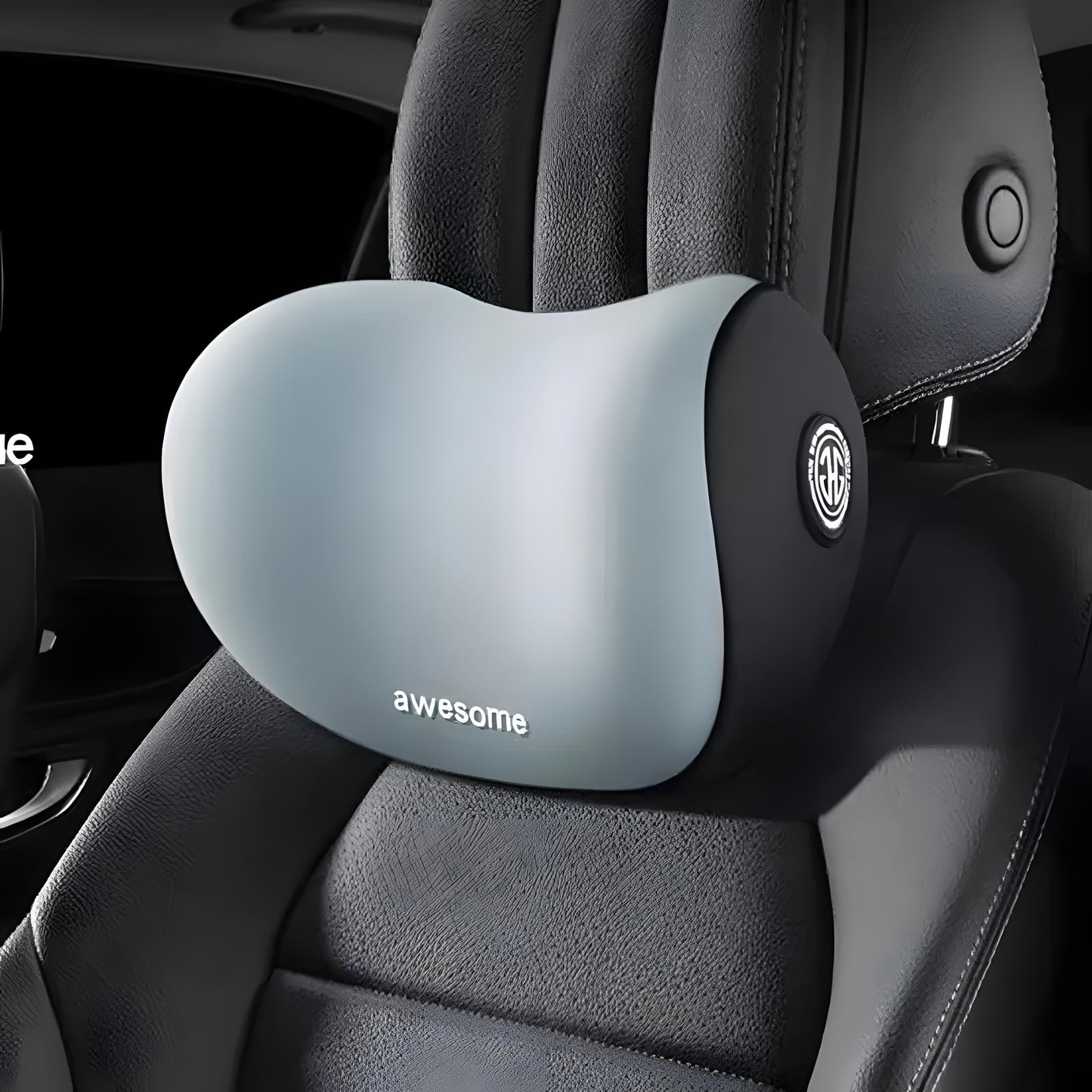 Car Headrest and Lumbar Cushion Set
