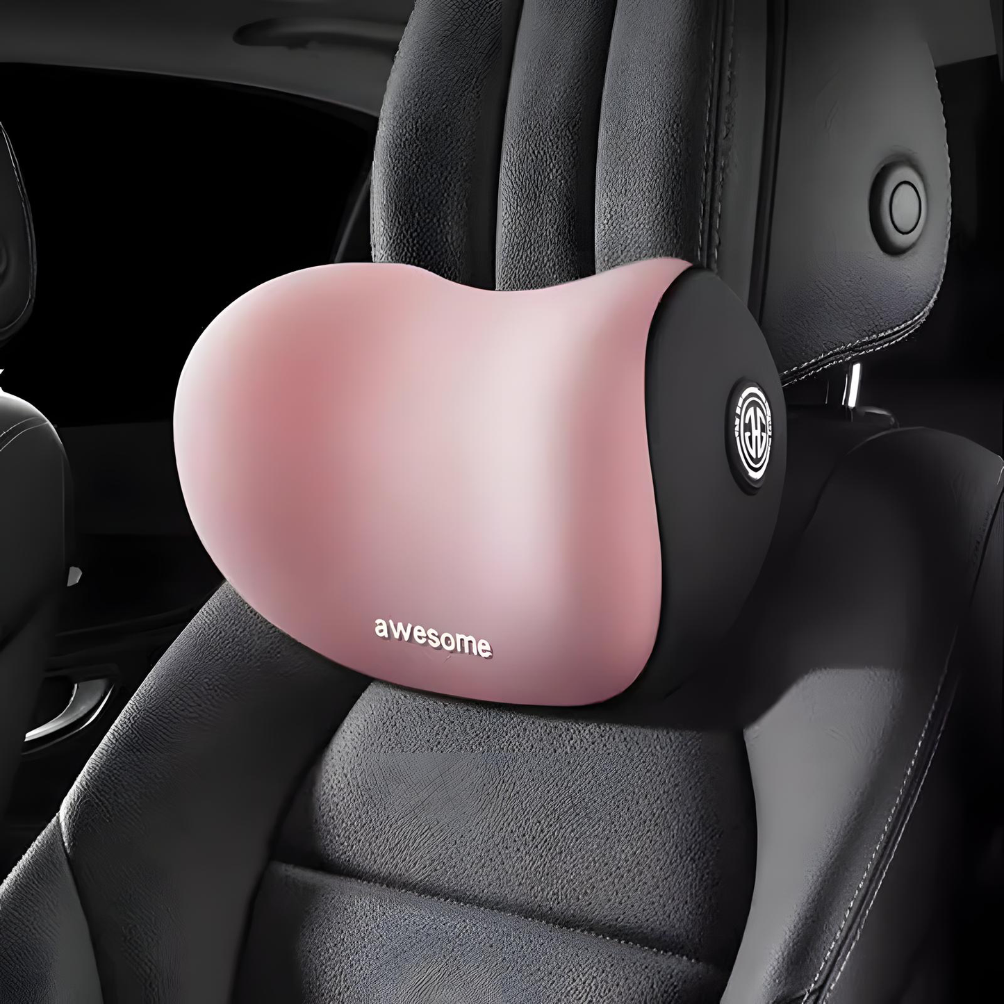 Car Headrest and Lumbar Cushion Set