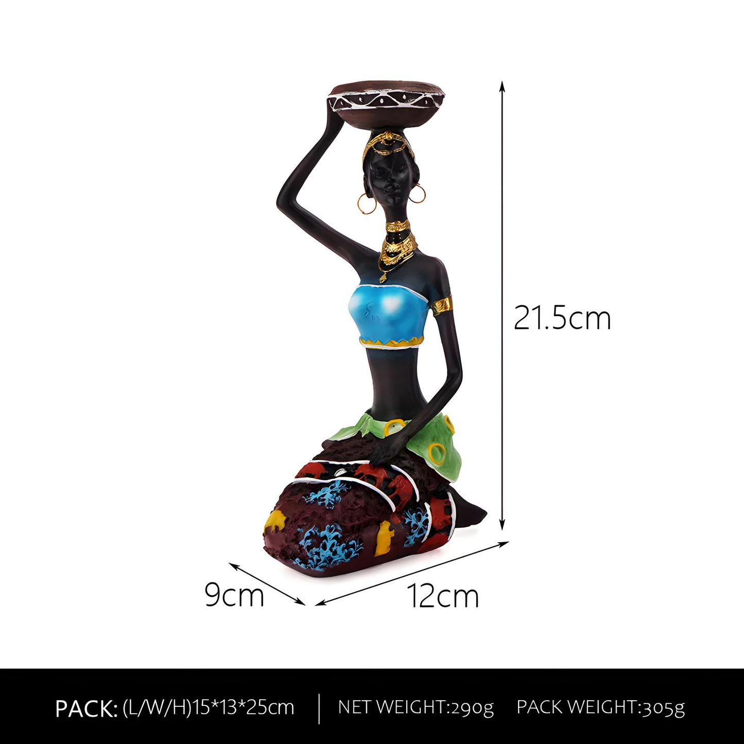 Decorative Figure Candle Holder